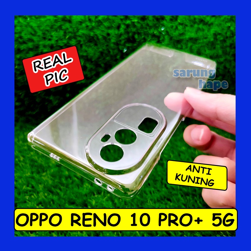 Oppo Reno 10 Pro+ 5G - Mika Transparan Clear Hard Case Hardcase Casing Cover Bening Keras
