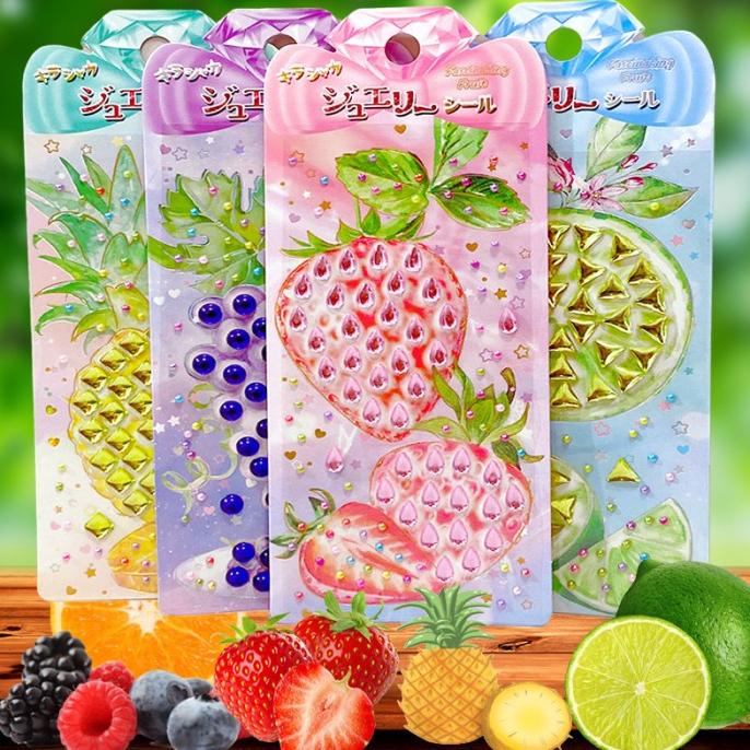 

Stiker Crystal Fruit Stickers 3D Stiker Buah-Buah Kawai Lovely 722-7 Kode 1443