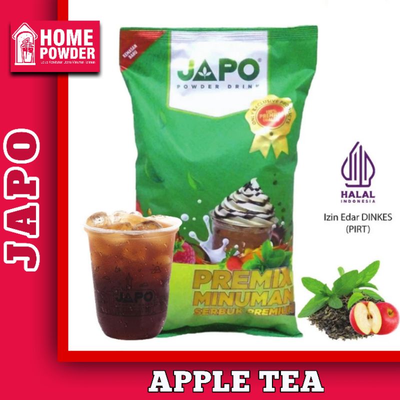

Bubuk Minuman Drink Powder Rasa APPLE TEA 1 Kg JAPO
