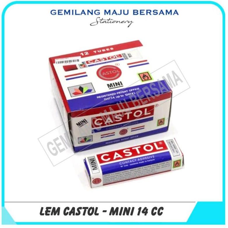 

Terlaris Lem Castol Mini 14ml (Isi 12bh) ,.