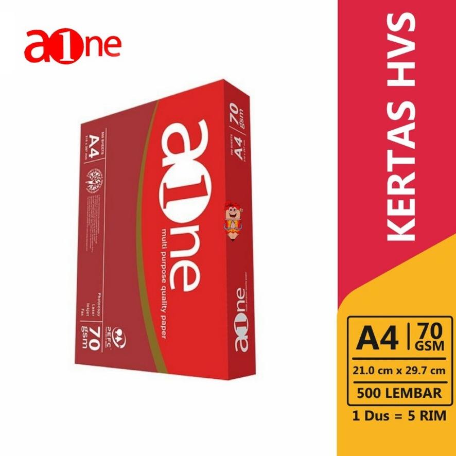 

New! Kertas HVS print foto copy ukuran A4 AONE 70 gsm !!