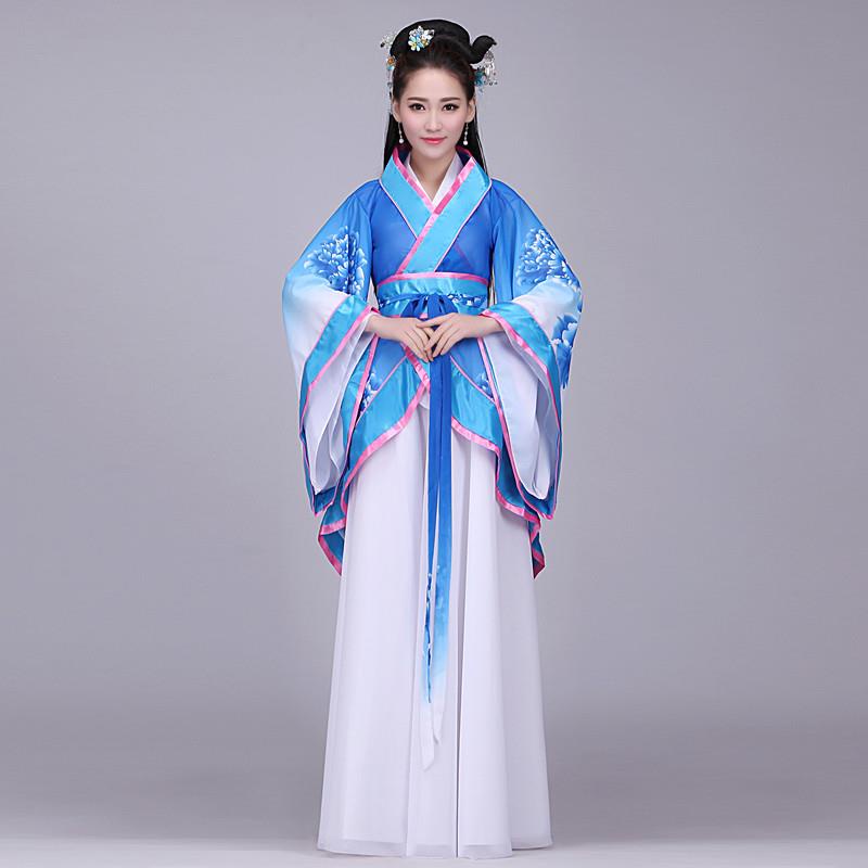 Jaket dan Gaun Wanita, Kostum Pertunjukan Baru Kuno Han Cina