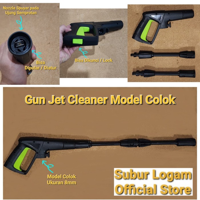 Gun Tembakan Jet Cleaner (Alternatif) untuk Bosch Aquatak
