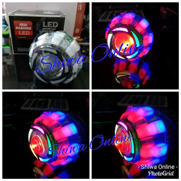 Lampu Projie Mini 3 Inchi - Projie Mini 3 Angel - Projie Ubur Ubur - Lampu Utama Motor - Lampu Led P