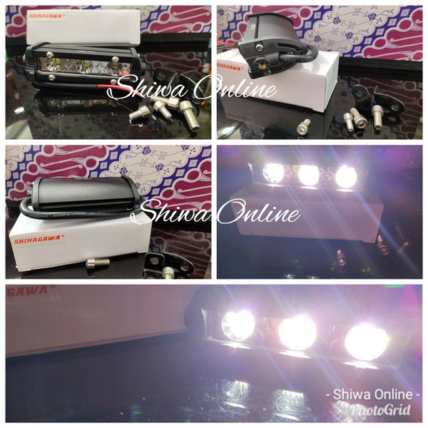 Lampu Tembak Sorot 3 Mata Slim - Lampu Tembak 3 Led - Lampu Tembak 3 Mata