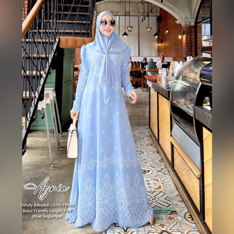 AGNIA DRESS FREE HIJAB
