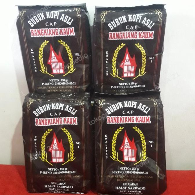 

KOPI BUBUK CAP RANGKIANG KAUM ASLI BATUSANGKAR 1 kg Mgr