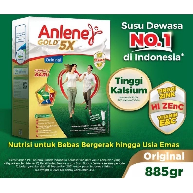 

Anlene Gold 5X /Cokelat/Vanila 885Gr