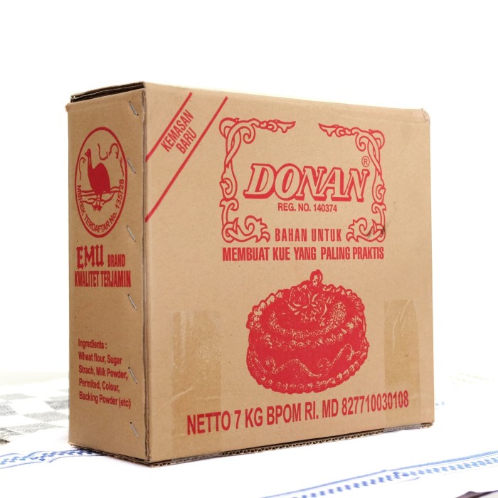 

Bettifer Tepung Kue Donan Klasik Bahan Dasar Cake Mix 7Kg Premix Instan