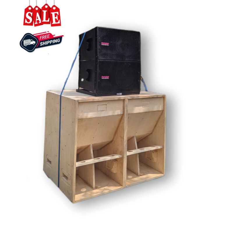 Box subwoofer 15 inch folded horn box folded horn box 15 inch box sub box sound system 15 inch box h