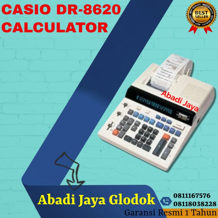 

✨Ready Casio Dr-8620 Calculator Berkualitas