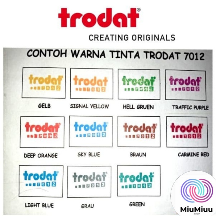 

Terbaru Tinta Stempel Trodat 7012 25Ml Varian Khusus Original Original