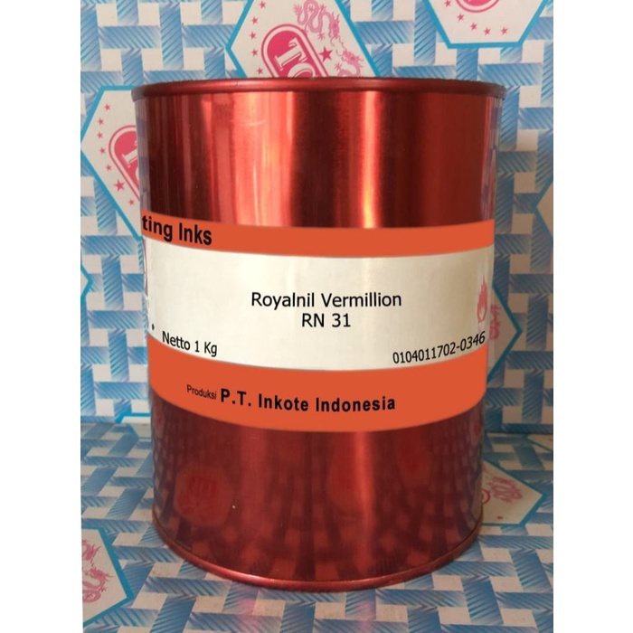 

Baru Tinta Sablon Parasit Taslan Rn Vermilion/Orange Original