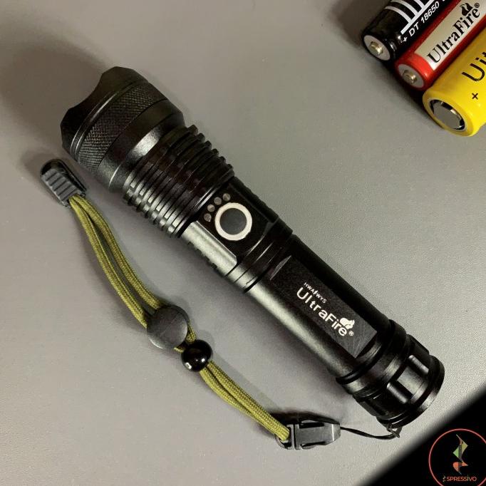 Senter LED XHP 50 ultrafire Cree Compact baterai 26650 rechargeable
