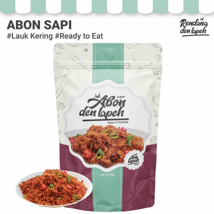 

Abon Sapi Premium Den Lapeh Food Enak Kualitas Super Asli Original