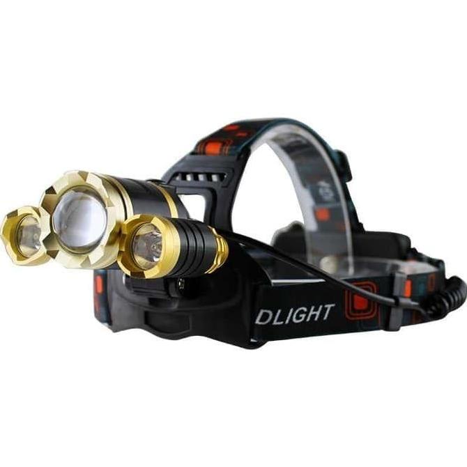 Headlamp senter kepala LED cree XML T6 10000 lumens