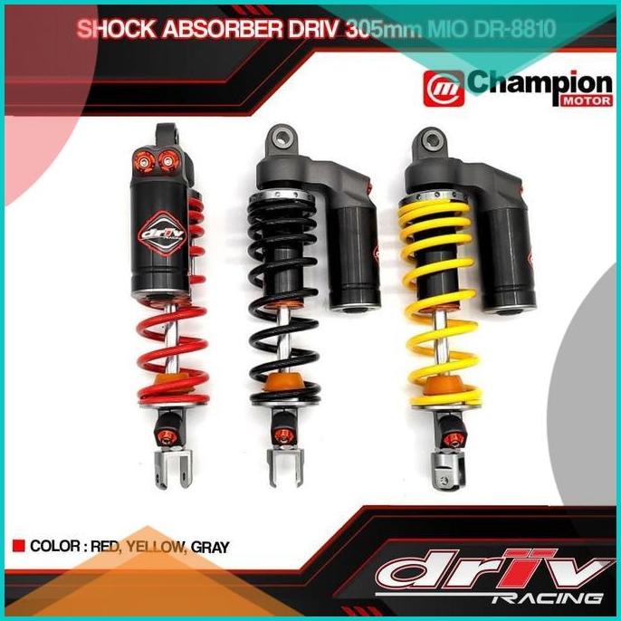 shock skok tabung belakang model wp mio J m3 beat fi soul kuning hitam