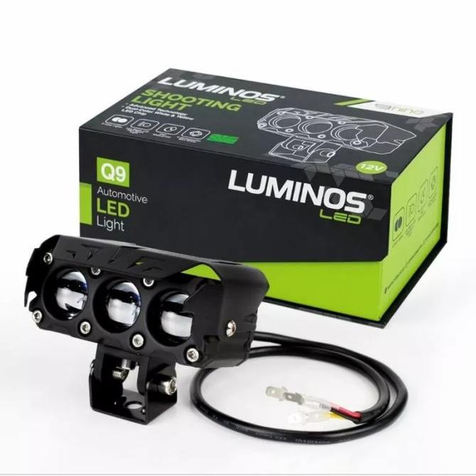 PROJI MINI LASER LAMPU TEMBAK SQL 3 MATA Hi LOW Q9 LUMINOS 9NINE