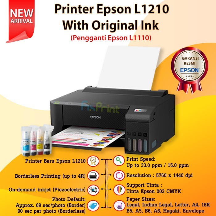 Printer Epson L1210 Pengganti Epson L1110 Star