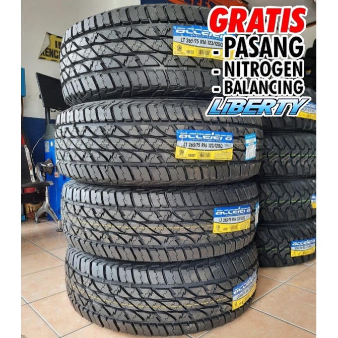 Accelera 265 75 R16 Omikron At Ban Mobil Hilux, Fortuner, R16 Accelera Star