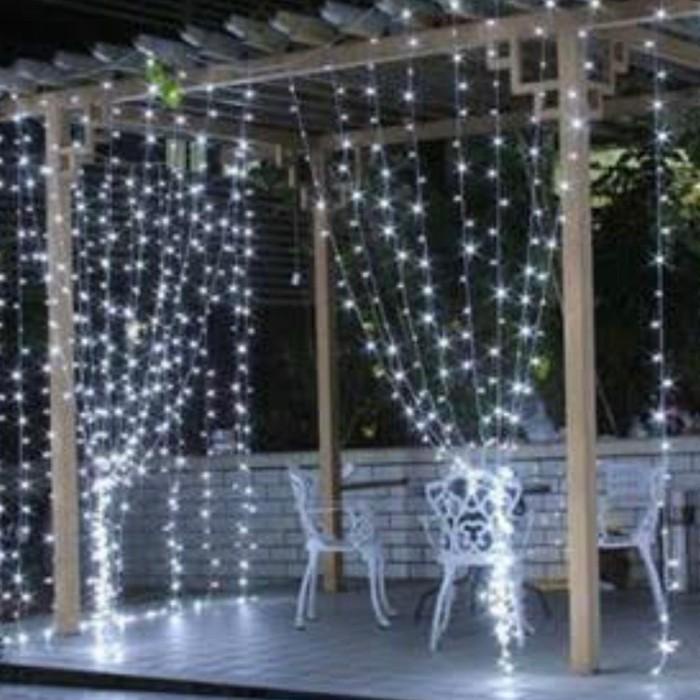 LAMPU NATAL TIRAI LED CURTAIN LIGHT