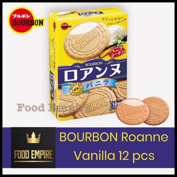 

Bourbon Roanne Vanilla Wafer 85 Gr | Biscuit Isi Cream Vanila