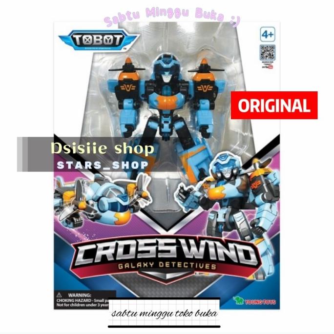 Tobot Galaxy Detectives CROSSWIND Original Young Toys / Mainan Tobot