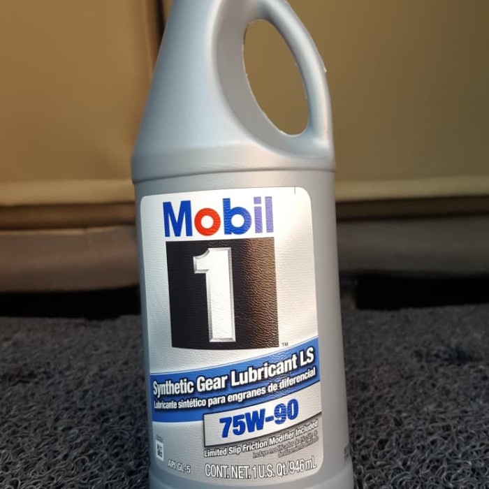 MOBIL 1 SYNTHETIC GEAR LUBRICANT LS DENGANSAE 75W-90