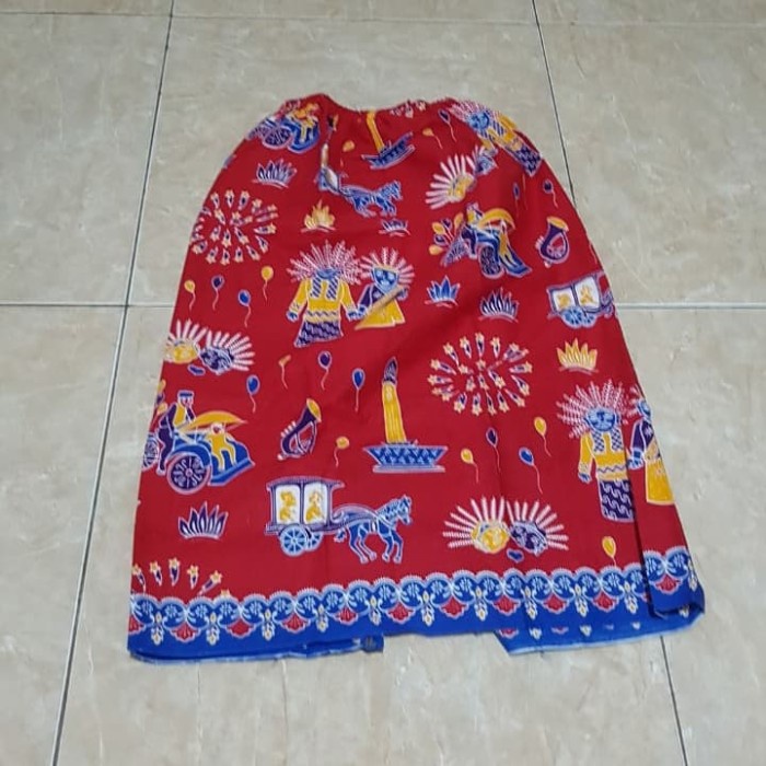 (ORIGINAL) rok anak / rok motif ondel ondel / rok encim betawi