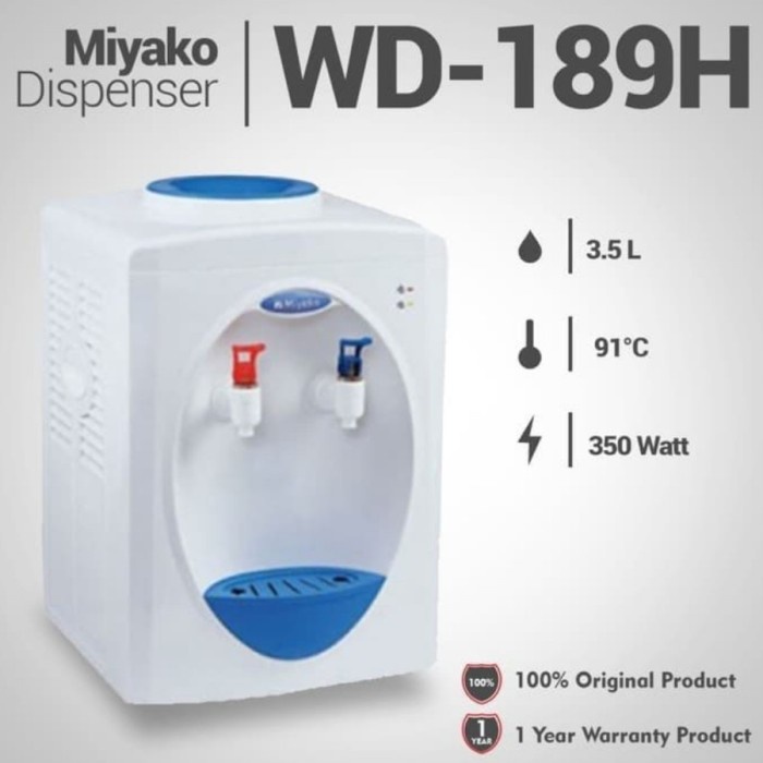 MIYAKO : DISPENSER PANAS NORMAL MIYAKO WD 189