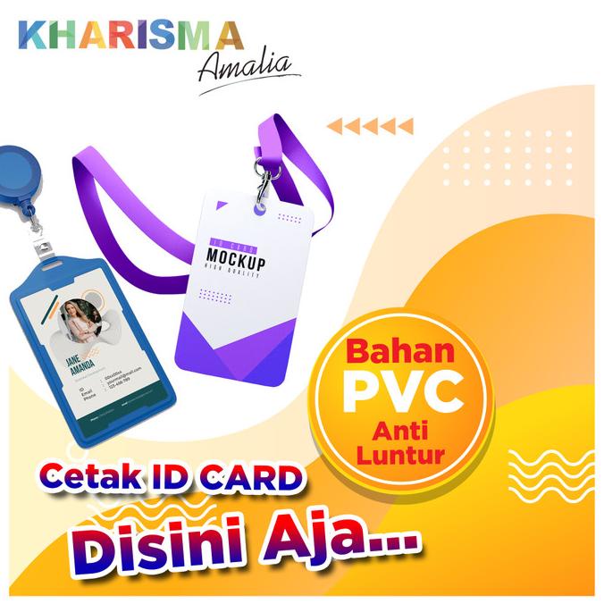 

CETAK ID CARD PVC MURAH PRINT KARTU MEMBER CARD 1 - 2 SISI HARGA SAMA