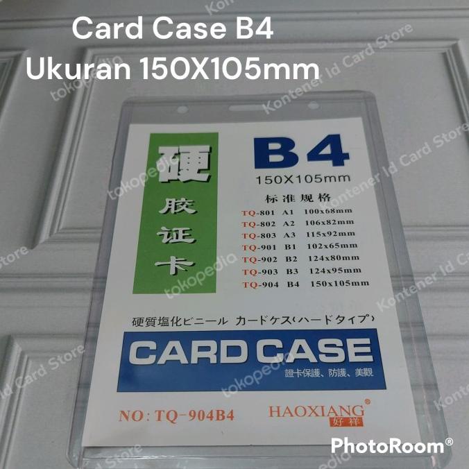 

Card Case B4 Kartu Plastik Panitia/Id Card Nametag Plastik 150x105mm