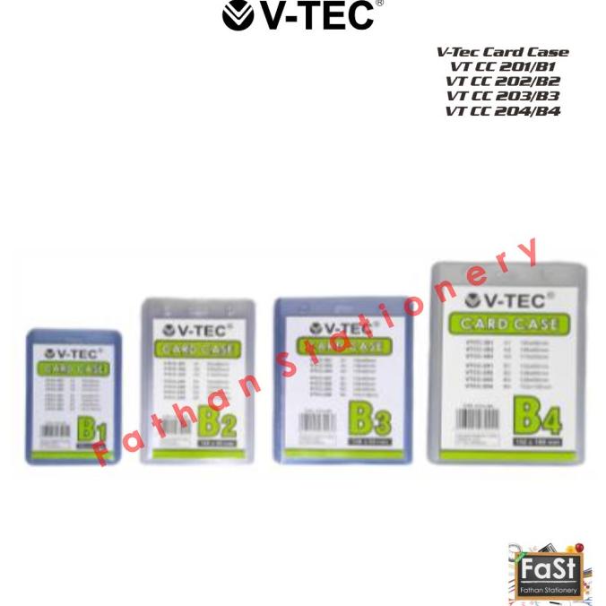 

ID CARD CASE V-TEC Ukuran B1,B2,B3,B4