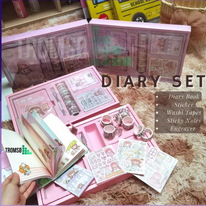 

Tromso 5in1 Diary Set / Gift Set / Buku Harian untuk anak perempuan
