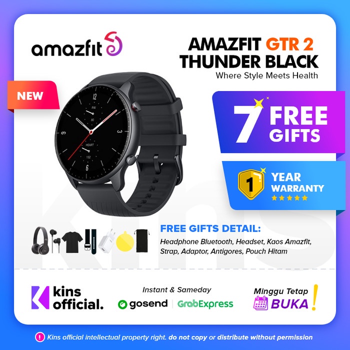 AMAZFIT GTR 2 & AMAZFIT GTR 2E INTERNATIONAL VERSION GARANSI RESMI