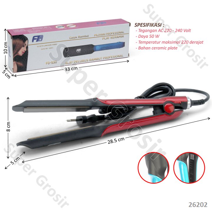 Catok Rambut FD-530