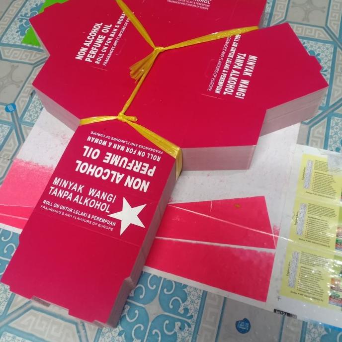 Grosir 100 PCS Isi 36 Kotak pajangan dus Display Parfum roll on ws