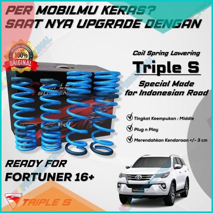Per Lowering Kit Triple-S Toyota New Fortuner VRZ not tein eibach 16no