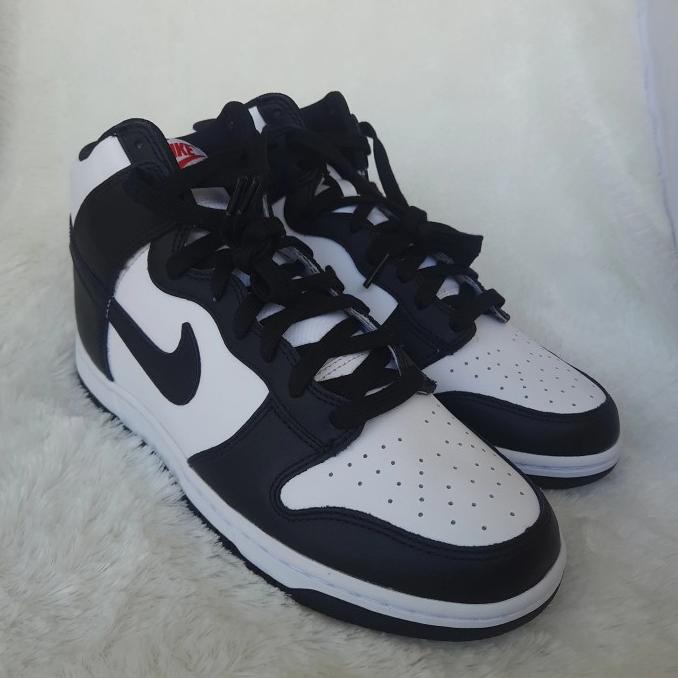 Ready Nike Dunk High Black White
