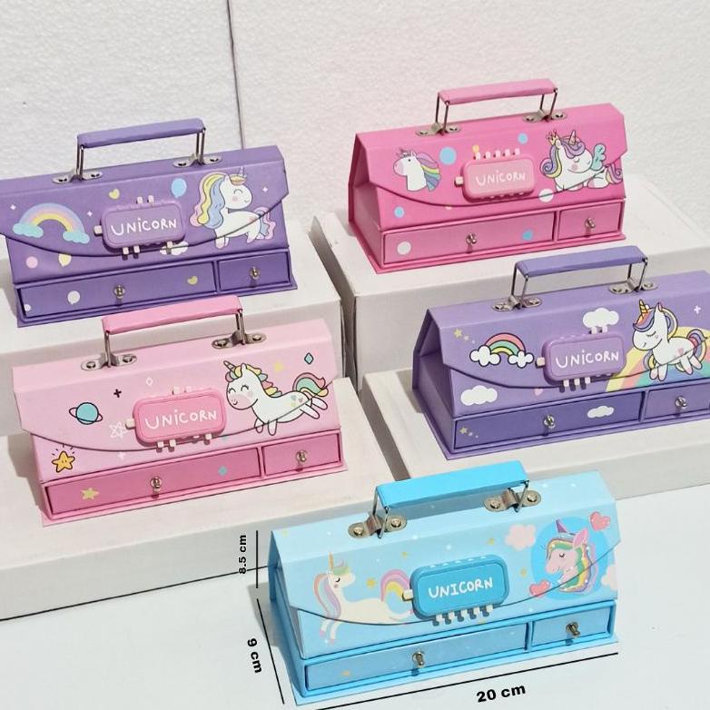 

Sale BOS Kotak Pensil Karton+Kode Kunci/Tempat Pensil/Pencil Case Code/Pin Original