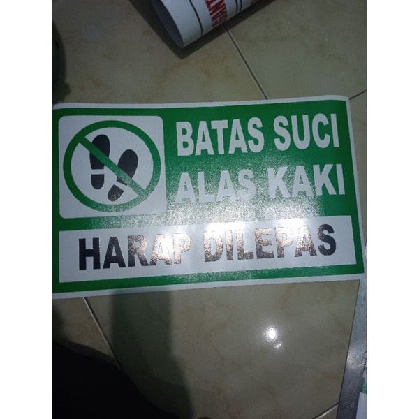 

SALE MX071 Stiker Batas Suci Jumbo Termurah
