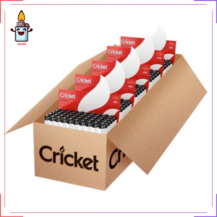 Ikorek - Cricket Korek Polos Grosir Plain Karton - 500 Pcs