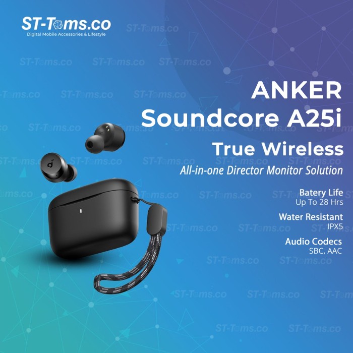 Ready Anker Soundcore A25i / A 25i True Wireless Bluetooth Earbuds - A3948