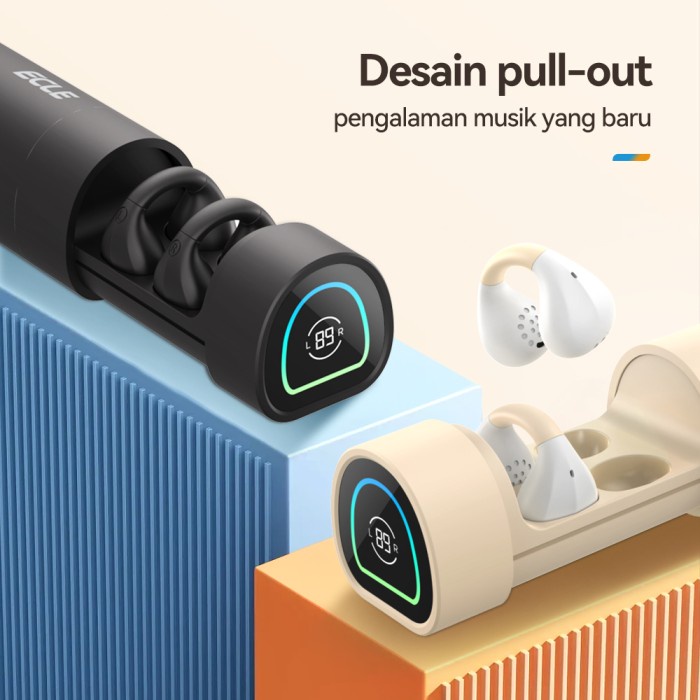 Ecle M9 Clip On Ear Wireless Tws Bluetooth Earbuds Ready