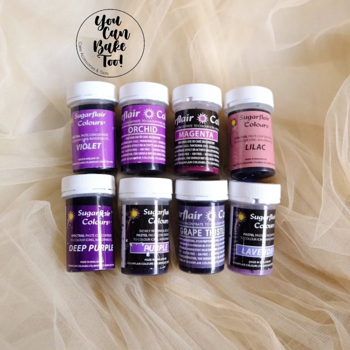 

Sugarflair Colours Food Coloring Oil Based (8)