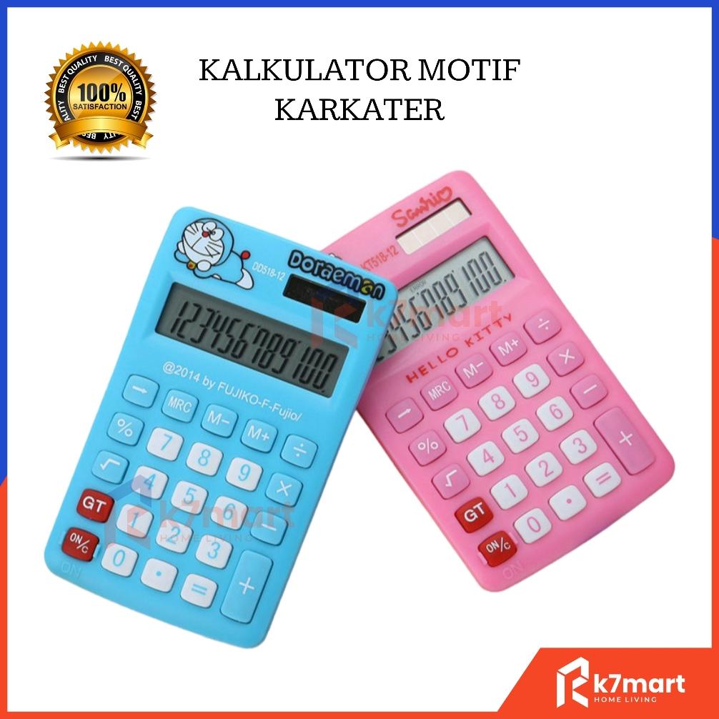 

K7MART KALKULATOR FANCY MINI KARAKTER MOTIF KARTUN 12 DIGIT / KALKULATOR SERBAGUNA / KALKULATOR ANAK SEKOLAH / KALKULATOR MINI ANAK / KALKULATOR KANTOR