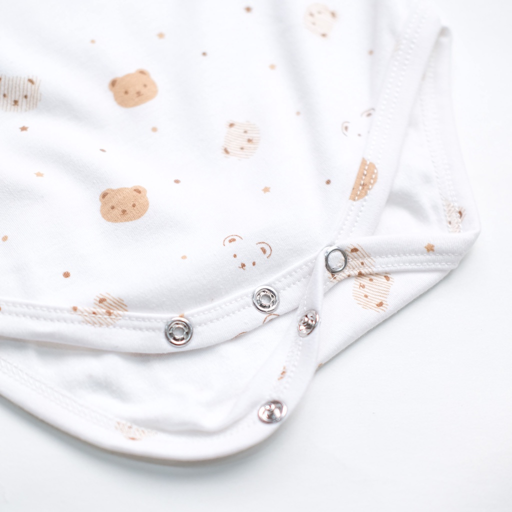 Nice Kids - Printed Bodysuit WINTER COLLECTION (Unisex Onesie 0-18 Bulan) Jumper Romper Baju Anak Bayi Newborn Pattern Motif