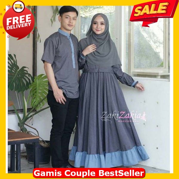 Bju Muslim Wanita Terbaru Bsju Muslim Cewe Dewasa Koko Pria Import Gamis Capelan Suami Istri Gami Ko