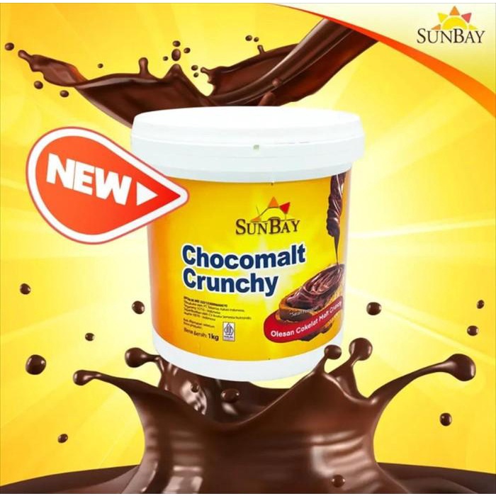 

Sunbay Chocomalt Crunchy 1 Kg Olesan Cokelat Malt Crunchy Coklat Halal Best Seller