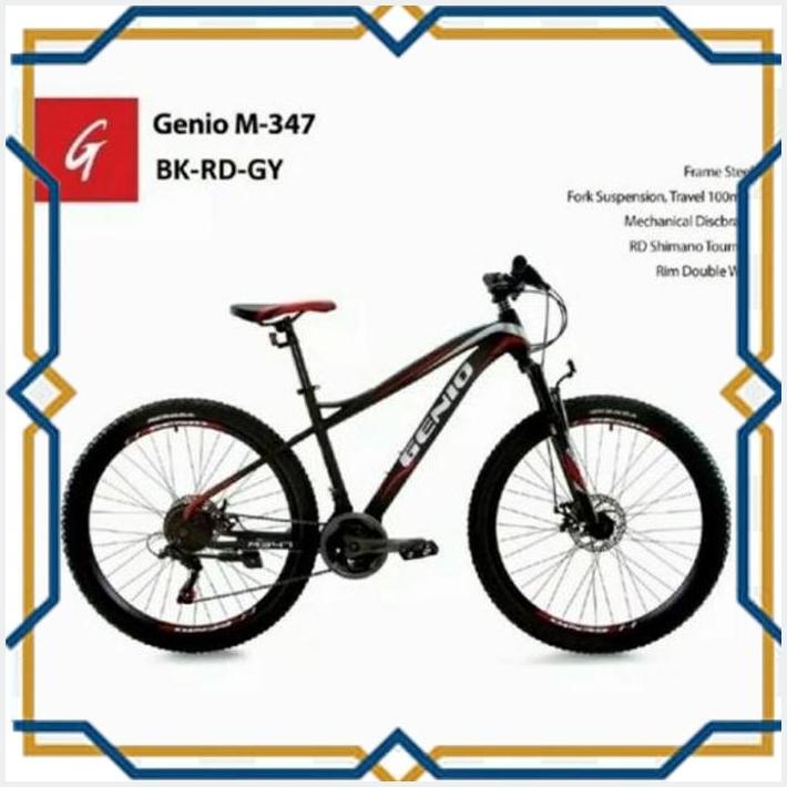 [VBP] SEPEDA GUNUNG MTB 27.5 INCH GENIO M347 BY UNITED M-347 M 347